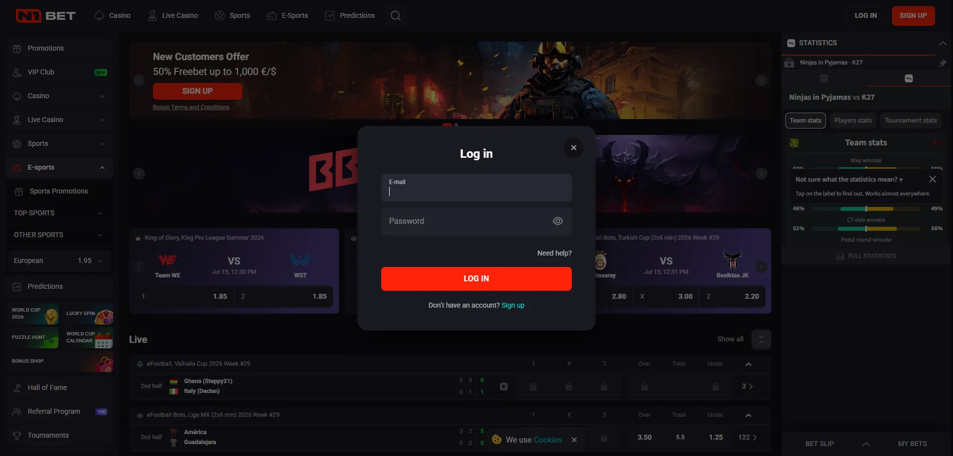 N1Bet Support-Bereich &ndash; Hilfe und Kontaktm&ouml;glichkeiten